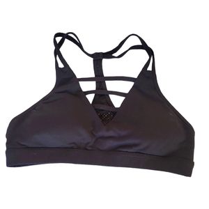 Zyia XL Black Grid Bra